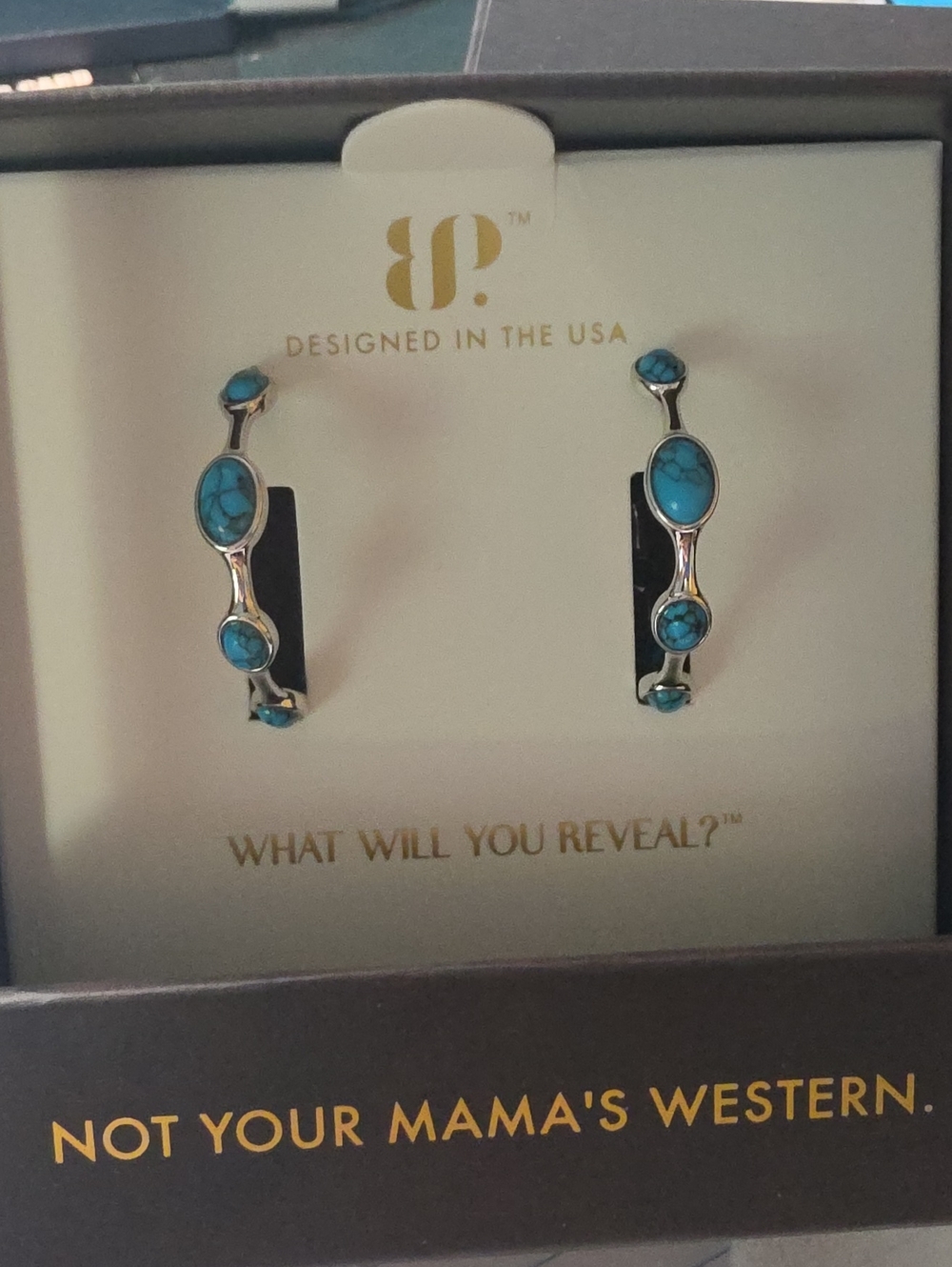 BP Outlaw Collection "Ain't My First Rodeo" Hoop Earrings